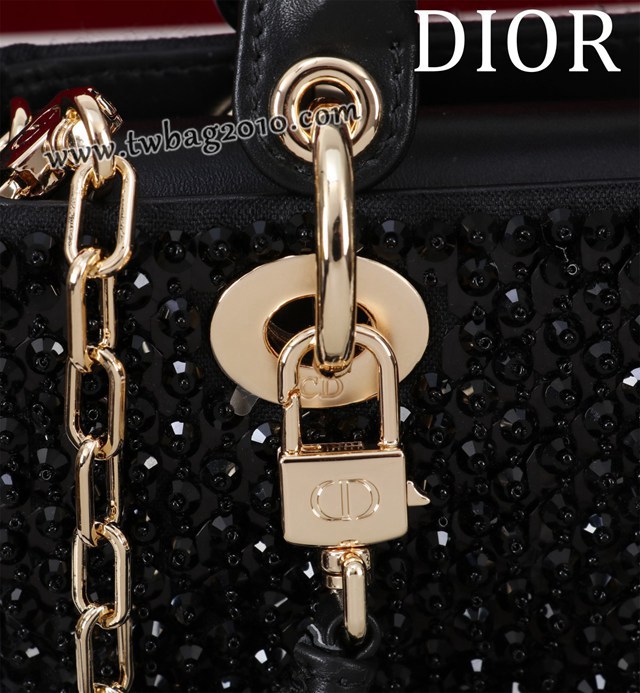 Dior专柜新款迪奥顶级原单超迷你刺绣珠片lady d-joy-micro djfk1051